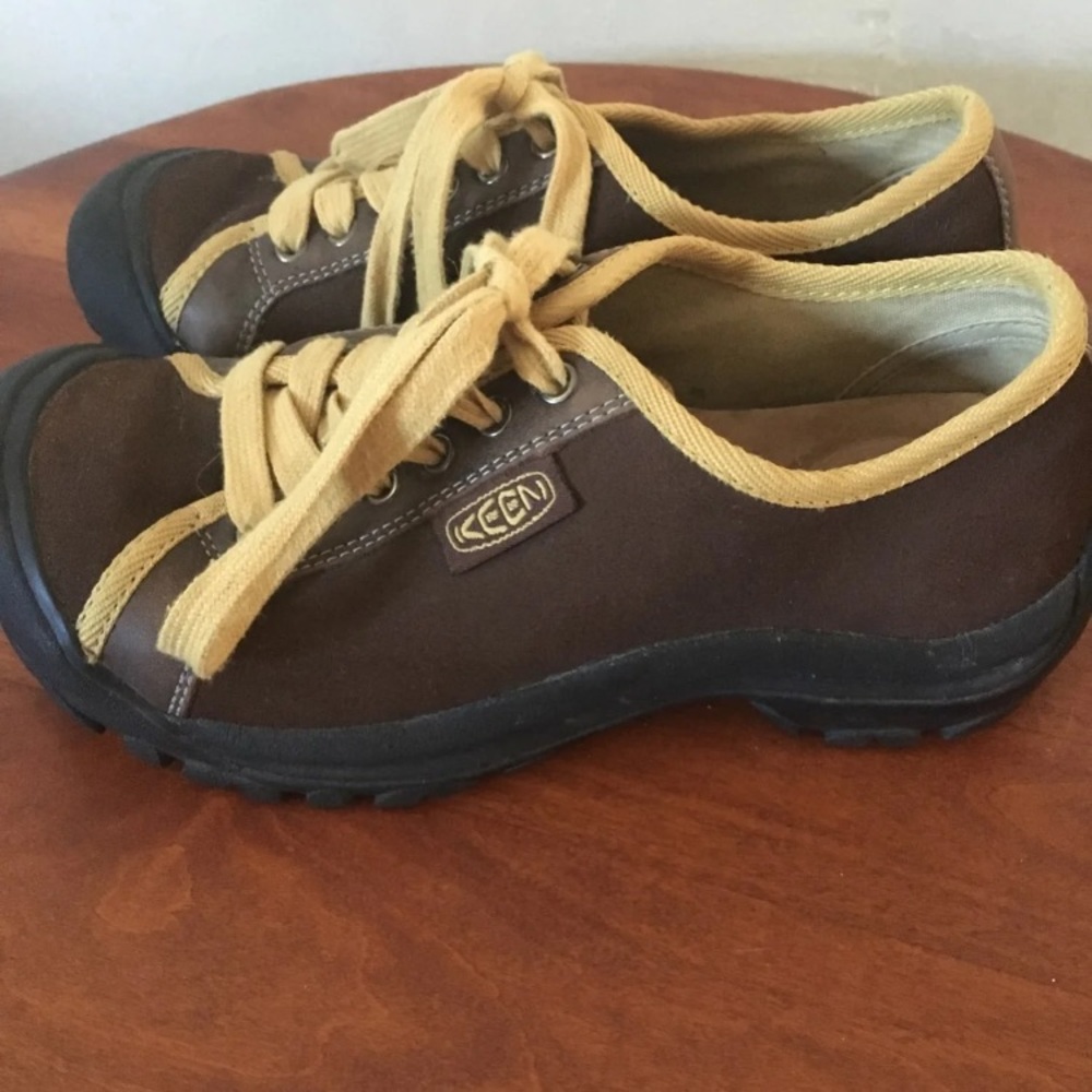 Keen Brown & Yellow Shoes